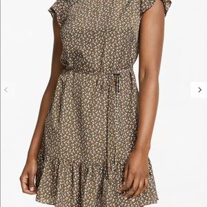 Boden Cynthia Cherry Ruffle Hem Dress